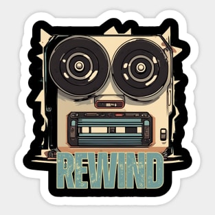 Rewind Sticker